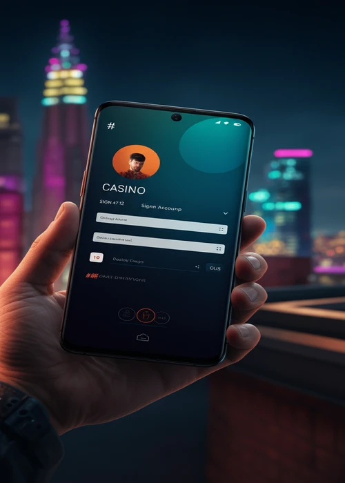 Registratieformulier van Monster Casino met de knop 'Join now' en velden voor het invoeren van persoonlijke accountgegevens.